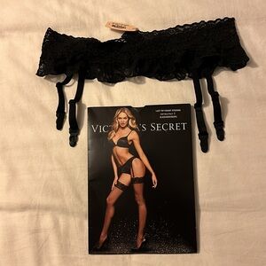 NWT Victoria's Secret lace garter belt and stockings